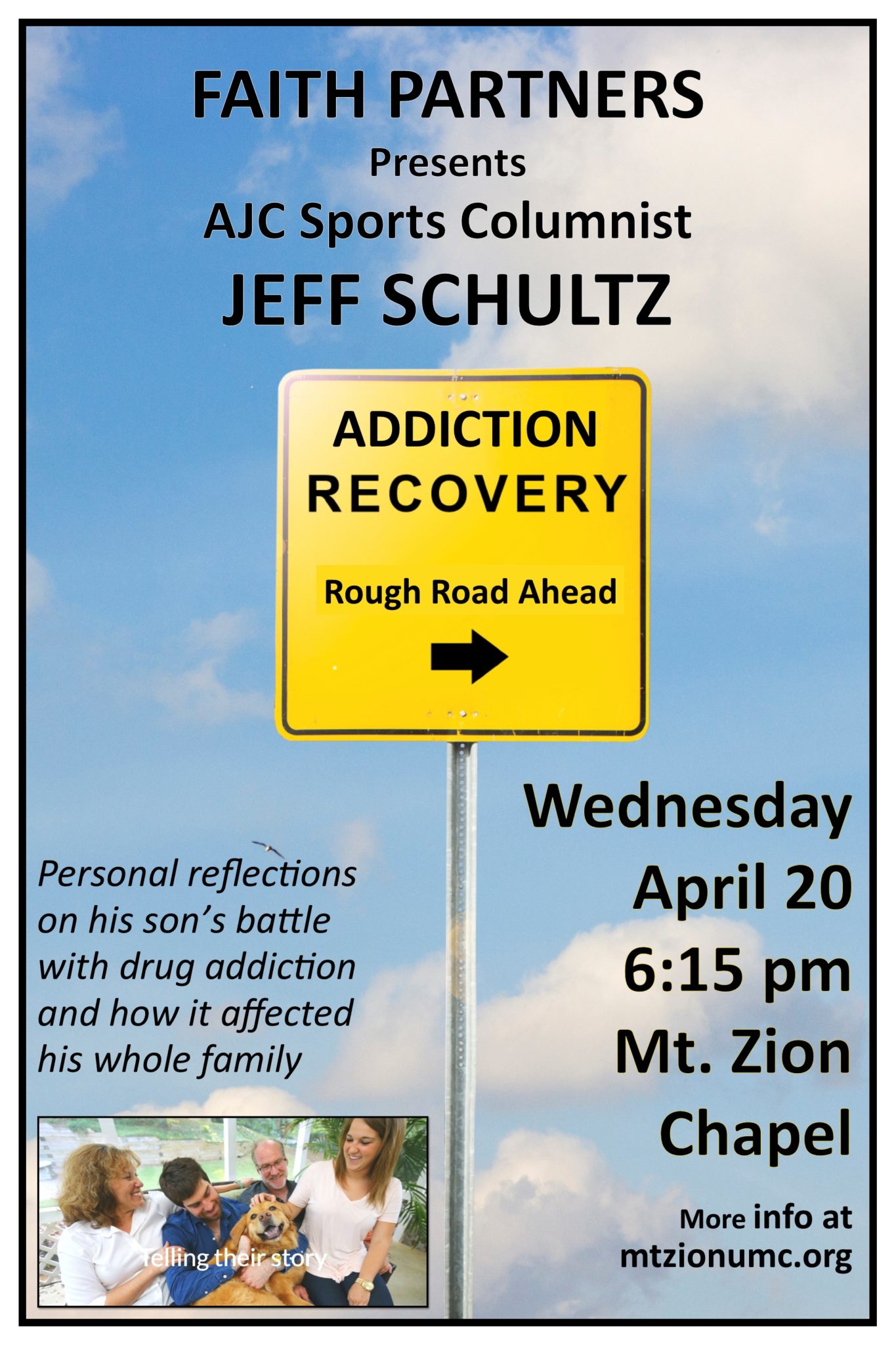 Local Writer to Discuss Personal Experiences with Family Addiction