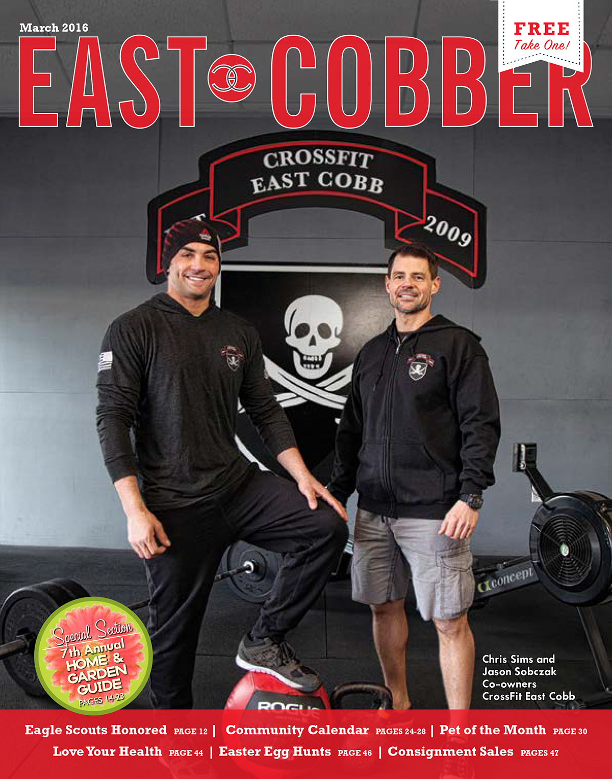 LOOK WHO’S ON OUR FRONT COVER: THE OWNERS OF CROSSFIT EAST COBB