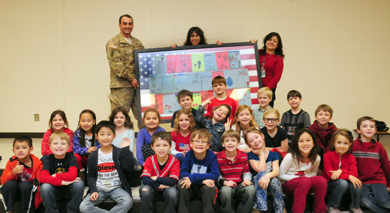 MT. BETHEL DAD AND ARMY SERGEANT FLIES FLAG OVER IRAQ IN HONOR OF STUDENTS