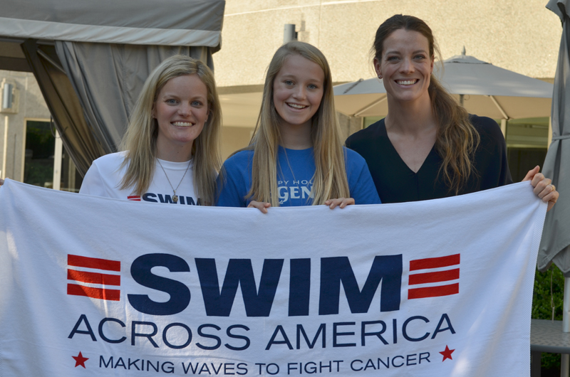 EAST COBB STUDENT JOINS OLYMPIANS TO SUPPORT SWIM ACROSS AMERICA