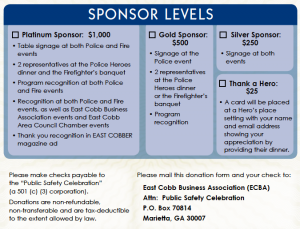 Local Business Leaders Raising Funds for East Cobb Public Safety Celebrations 2