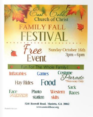 East Cobb Church Of Christ Family Fall Festival