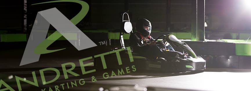 Facebook Friday Freebie!  Enter to Win a Family Fun Package from Andretti Indoor Karting and Games!