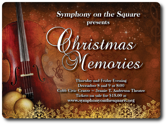 *Facebook Friday Freebie!  Enter To Win 4 tickets to  Christmas Memories Presented by Symphony On The Square!