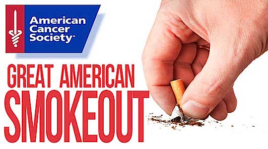 Observing The Great American Smokeout This Week