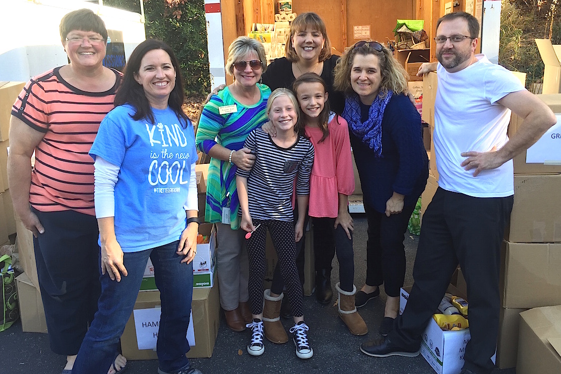 Tritt ES Students, Staff Collect Items For Food Bank