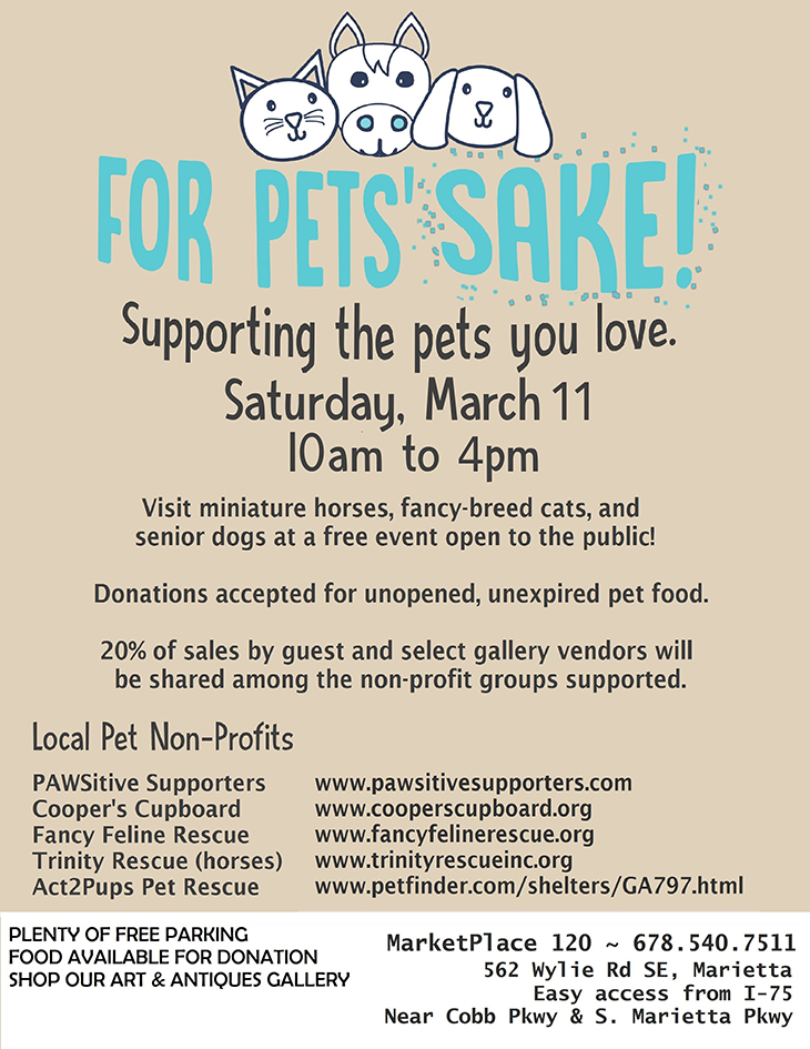 For Pets Sake(Helping Local Pet Rescues)