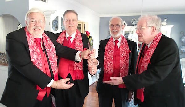 Big Chicken Barbershop Chorus Offers Singing Valentines