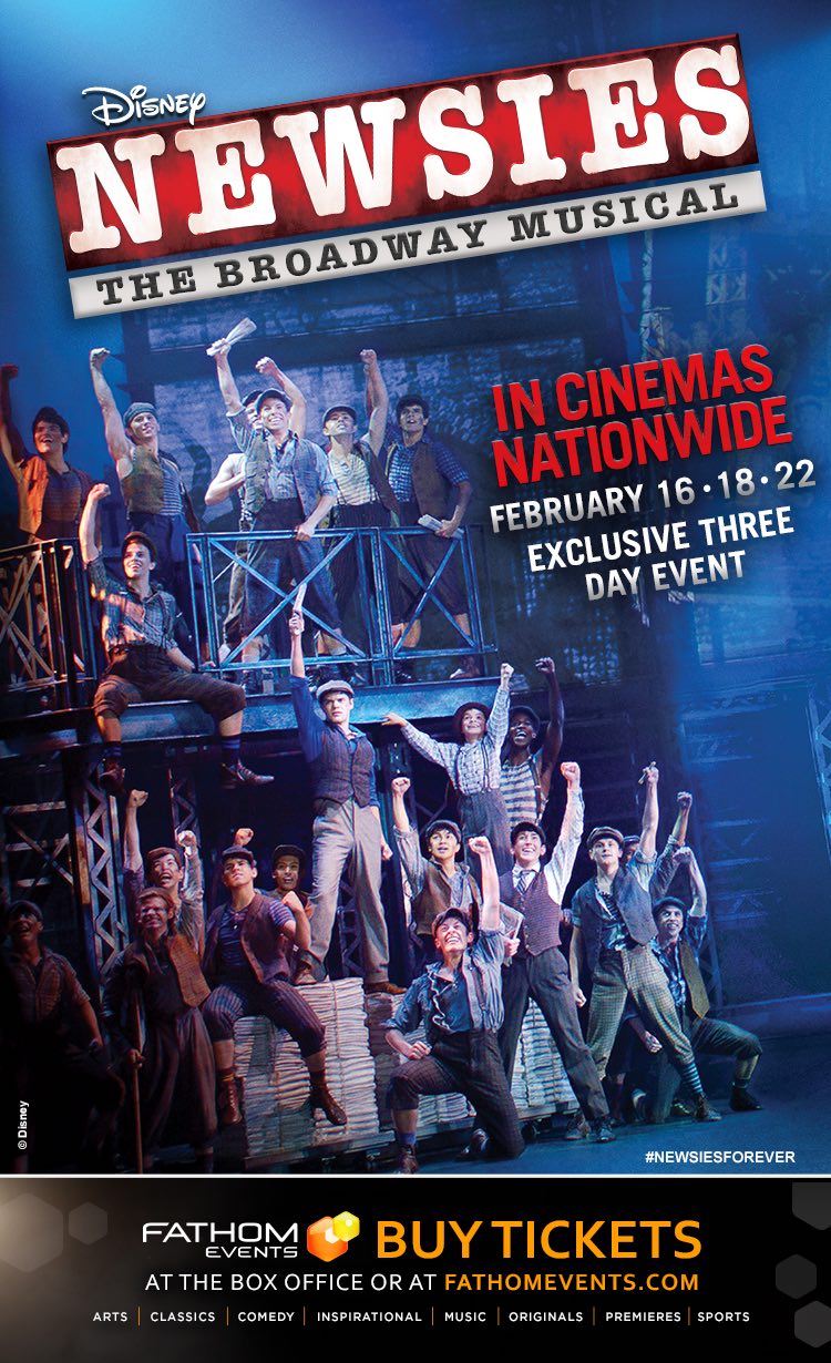 Facebook Friday Freebie!  Win Tickets to the musical NEWSIES!!