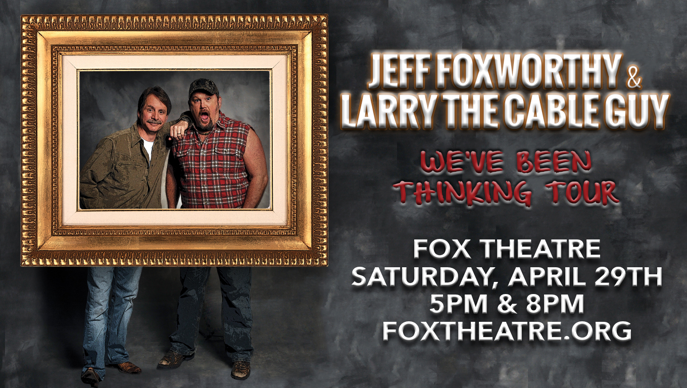 Facebook Friday Freebie! Win 2 Tickets to Jeff Foxworthy and Larry the Cable Guy Tour!!