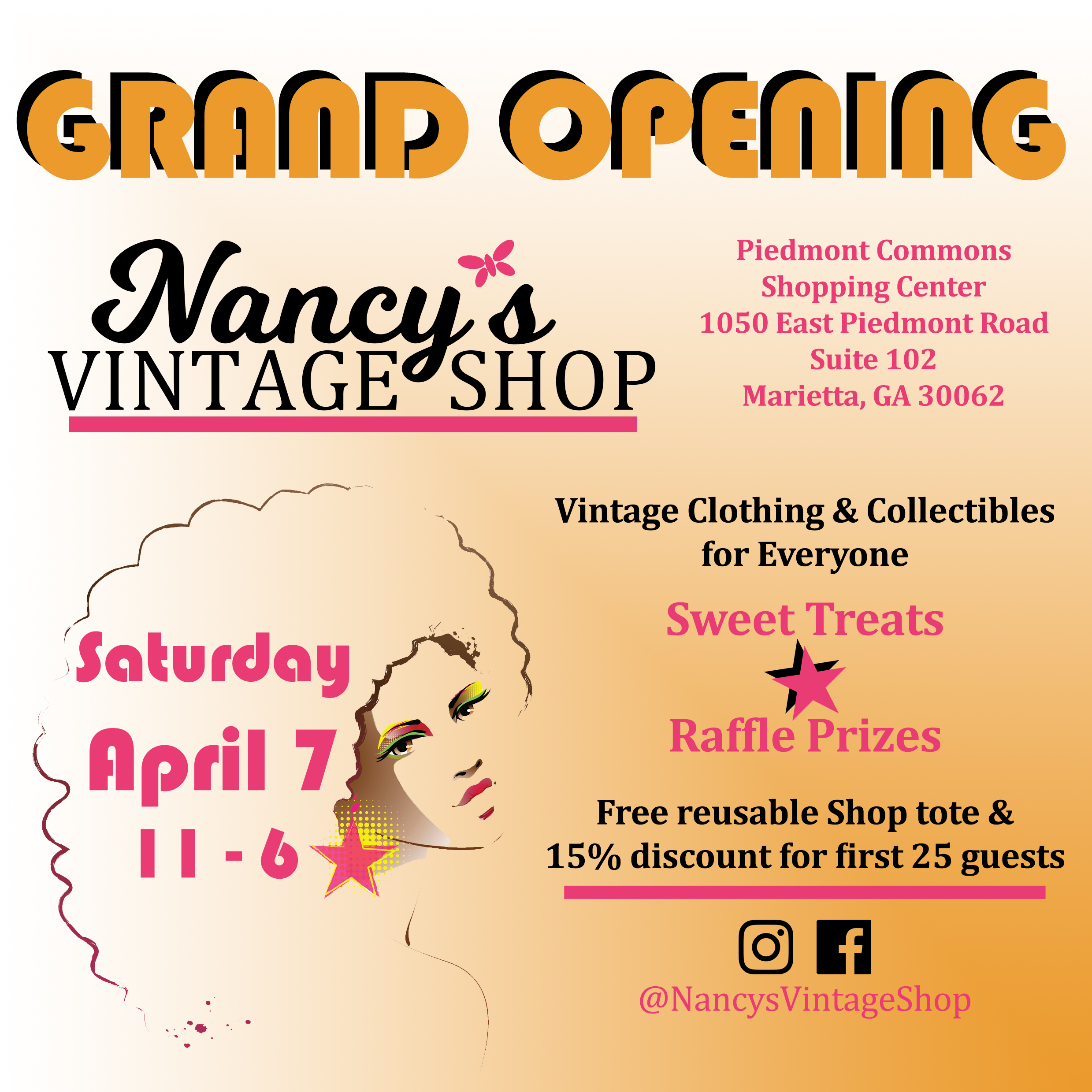 Nancy's Vintage Shop Grand Opening