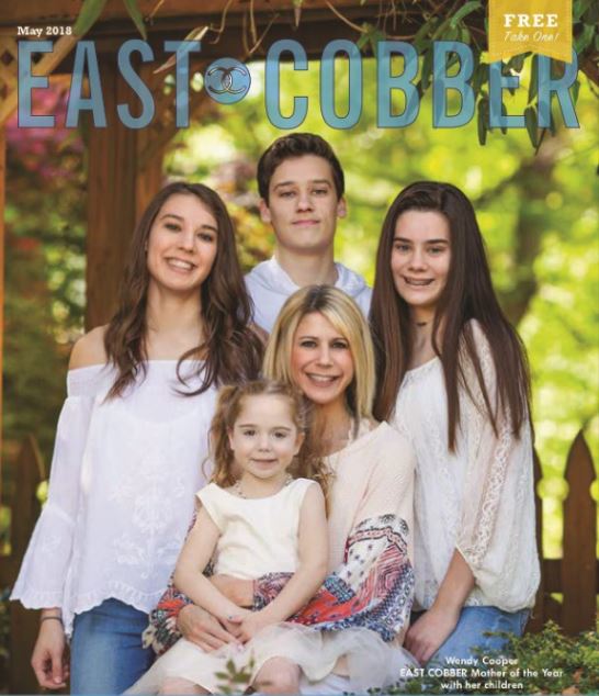 Look Who’s on the Cover! Wendy Cooper, EAST COBBER’s 2018 Mother of the Year