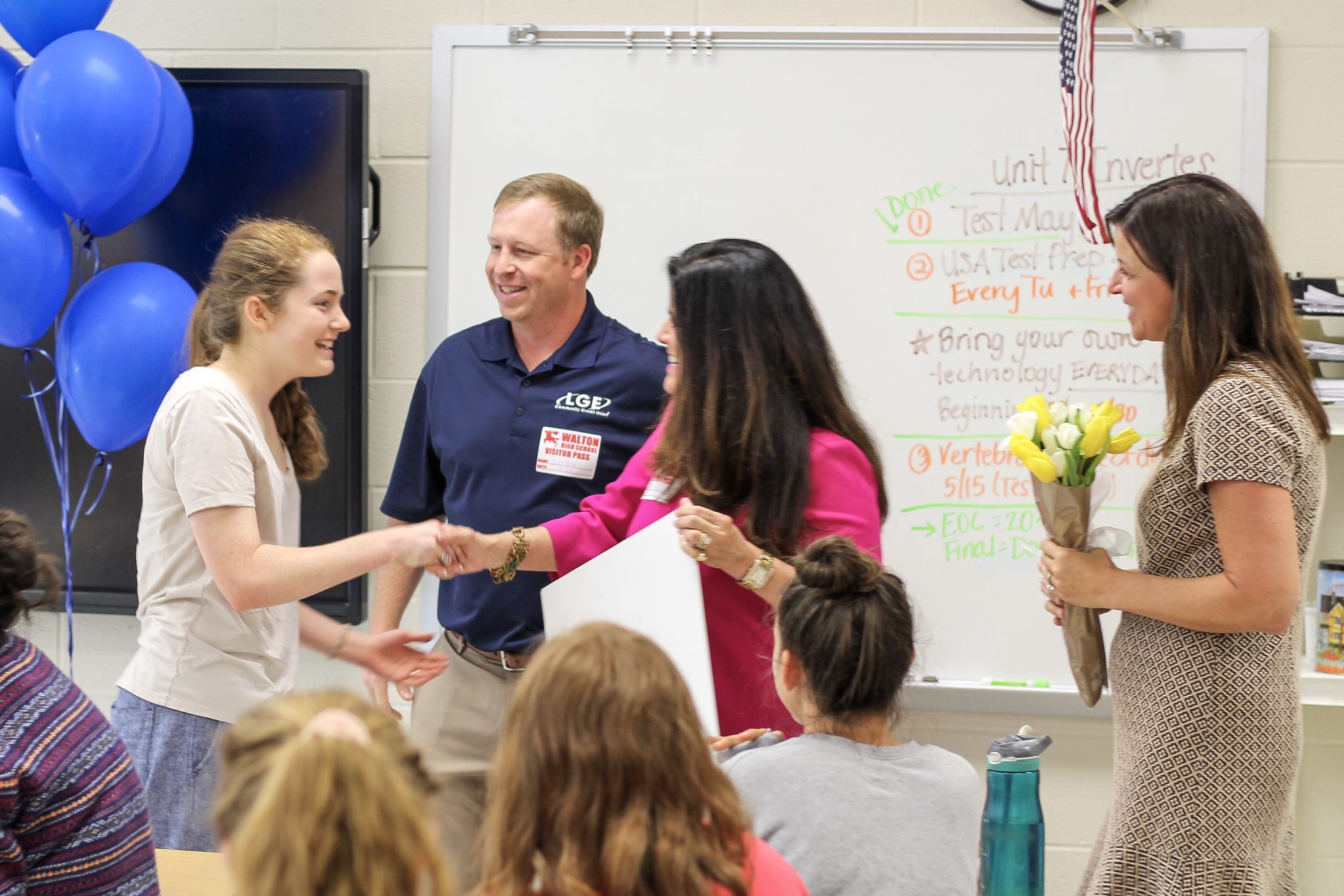 LGE surprises Walton High School Student with $5,000 Scholarship 1