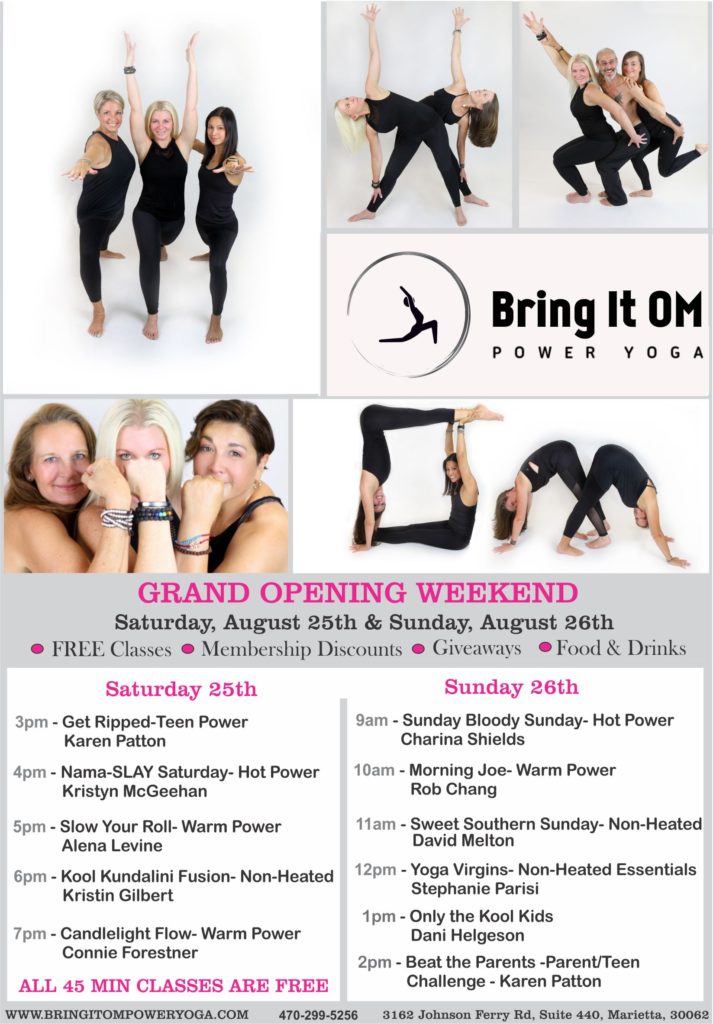 Bring It OM Power Yoga Grand Opening 1
