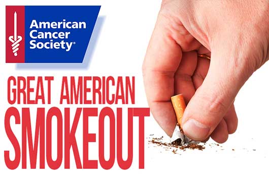 THE GREAT AMERICAN SMOKEOUT: NOVEMBER 15