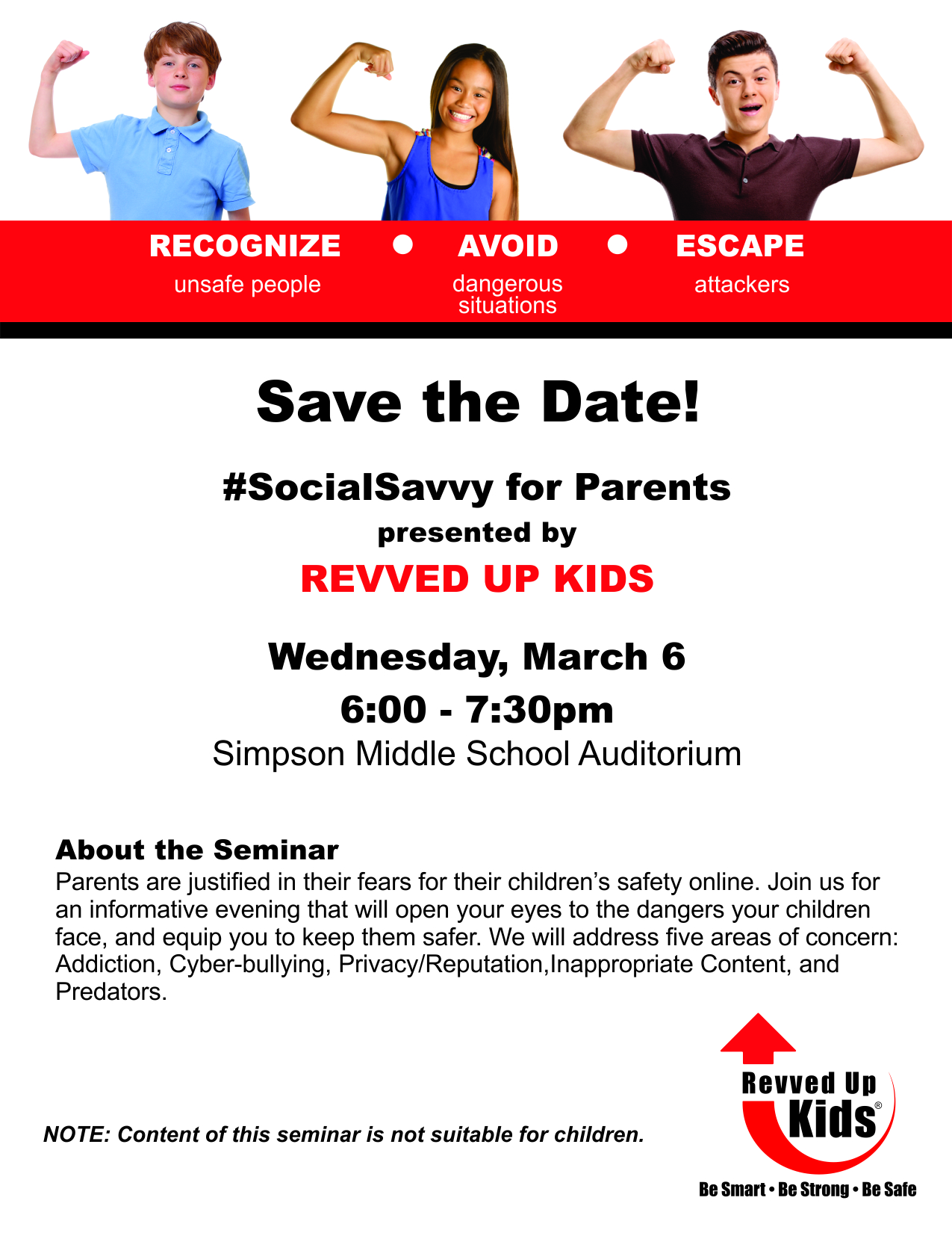 #SocialSavvy for Parents presented by REVVED UP KIDS