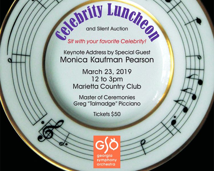 *Facebook Friday Freebie!  Enter To Win TWO Tickets to Georgia Symphony Celebrity Luncheon!