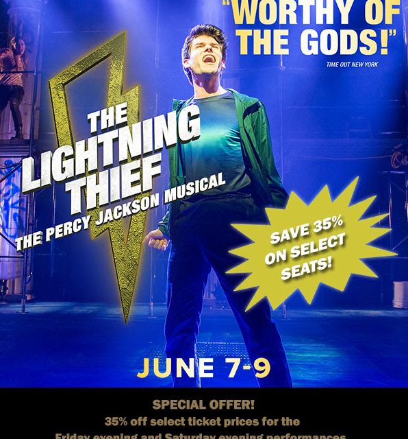 The Lightning Thief: The Percy Jackson Musical Comes to Cobb Energy Performing Arts Centre This Weekend