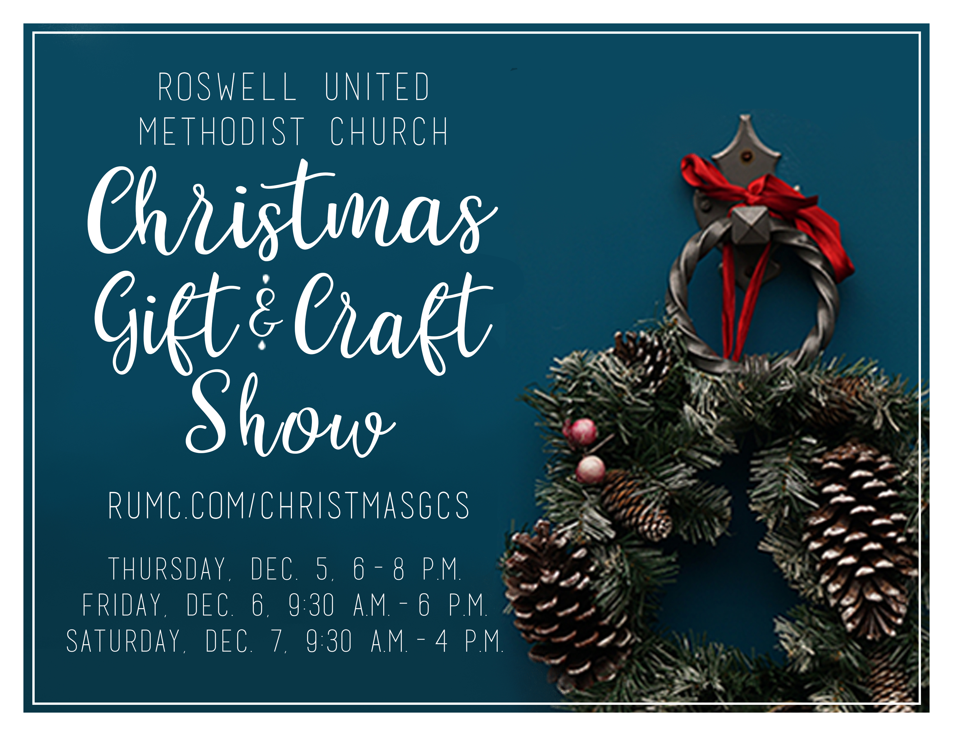 Rowell United Methodist Church Christmas Gift & Craft Show