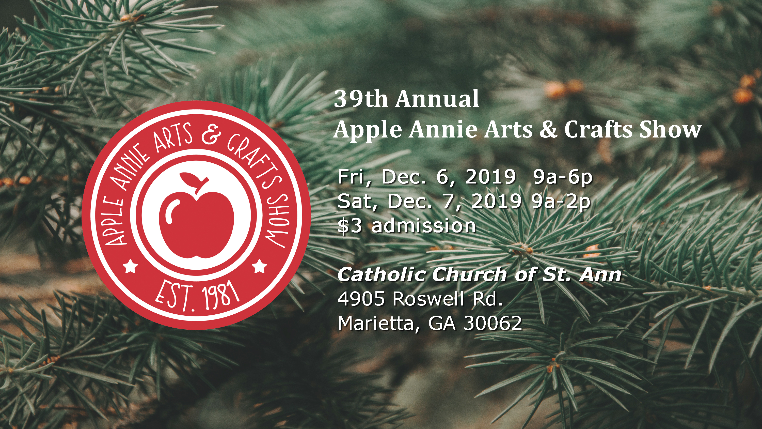 2019 Apple Annie Arts & Crafts Show
