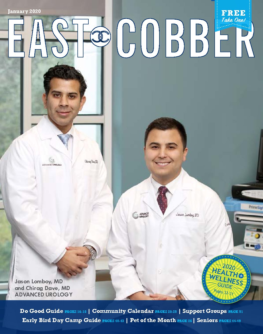 LOOK WHO’S ON OUR FRONT COVER: ADVANCED UROLOGY!