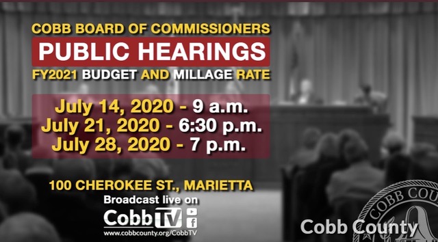 COBB COUNTY PROPOSES PROPERTY TAX INCREASE