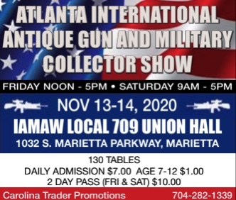 Atlanta International Antique Gun and Military Collector Show: [IN-PERSON]
