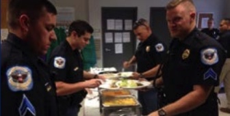 Blue Thanksgiving Supports First Responders