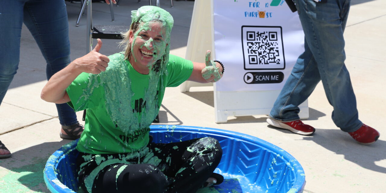 BRUMBY ELEMENTARY TEACHERS GET SLIMED FOR THOSE IN NEED