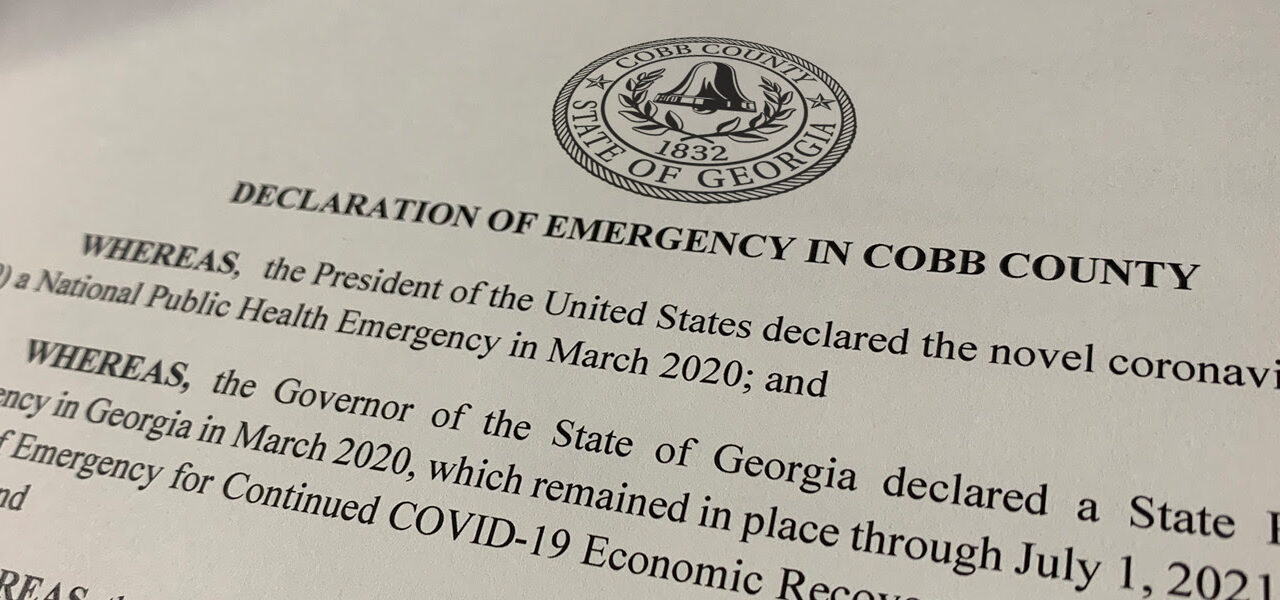 Cobb County Commission Chair Signs Declaration of Emergency Over COVID Surge