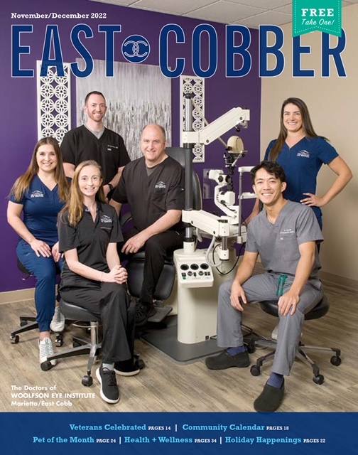 LOOKS WHO’S ON THE FRONT COVER: WOOLFSON EYE INSTITUTE