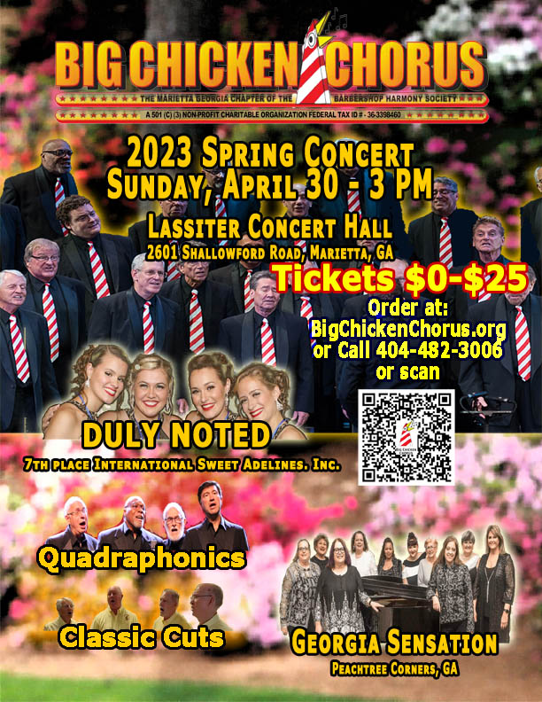 Big Chicken Chorus 2023 Spring Concert