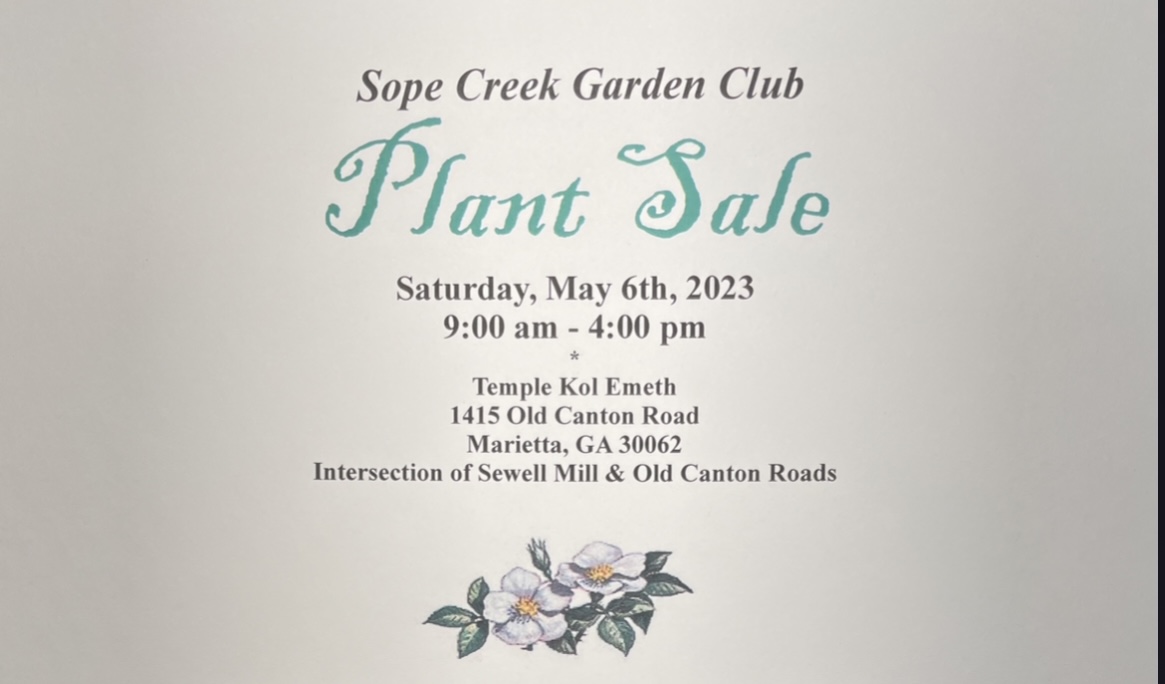 Sope Creek Garden Club Plant Sale 4