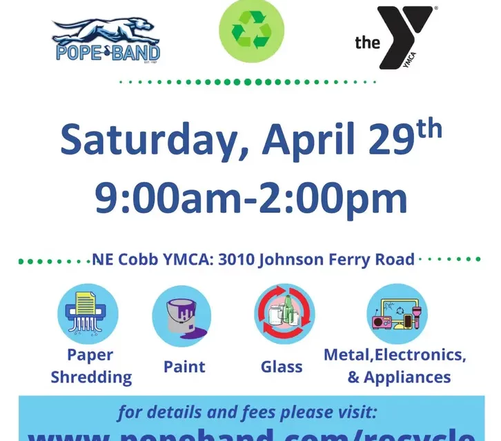 Recycling Fundraiser on April 29, 2023 Benefiting the Pope High School Band
