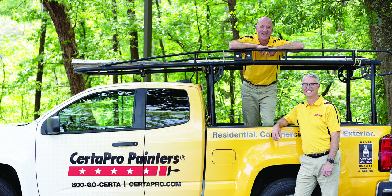 NEIGHBORING CERTAPRO PAINTERS OWNERS ENJOY A PERSONAL AND PROFESSIONAL PARTNERSHIP
