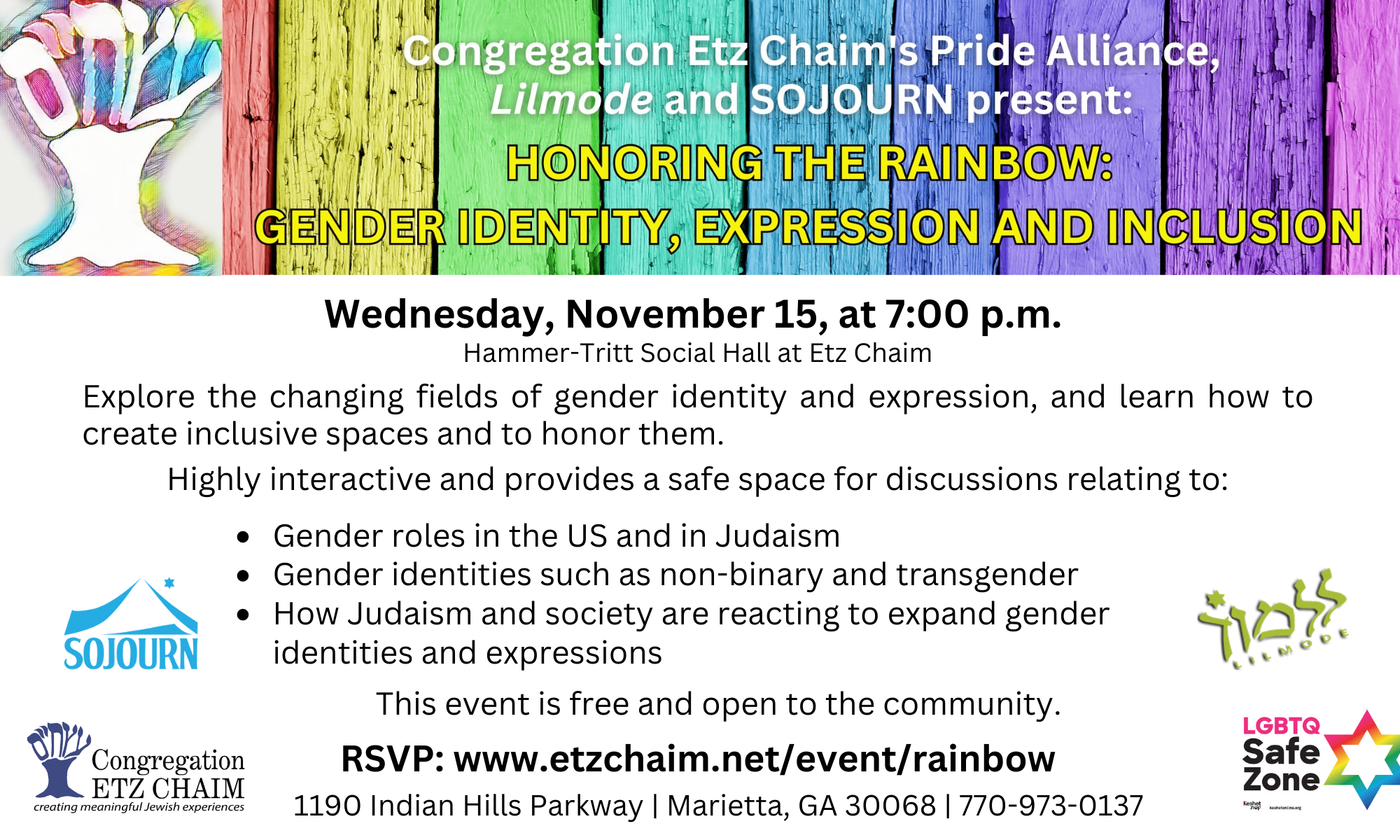 Honoring the Rainbow: Gender Identity, Expression and Inclusion