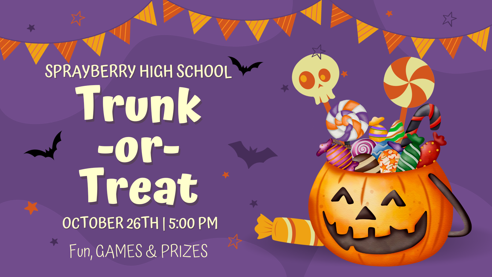 Trunk-or-Treat at Sprayberry High School
