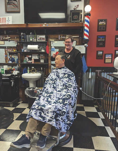 EAST COBB BARBERSHOP HONORS  HISTORY AND  OLD SCHOOL HAIRCUTS