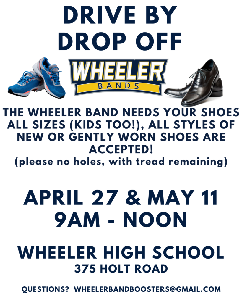 Wheeler Band Shoe Drive - Drop off Events