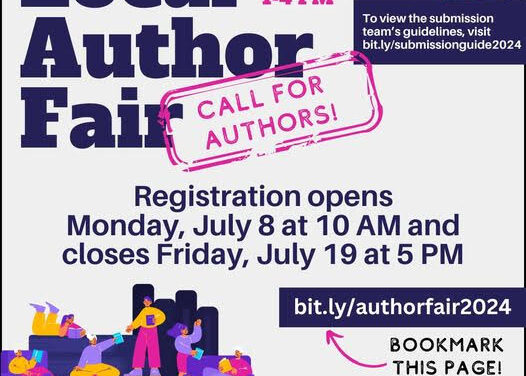 Local Author Fair at Switzer Library is Back!