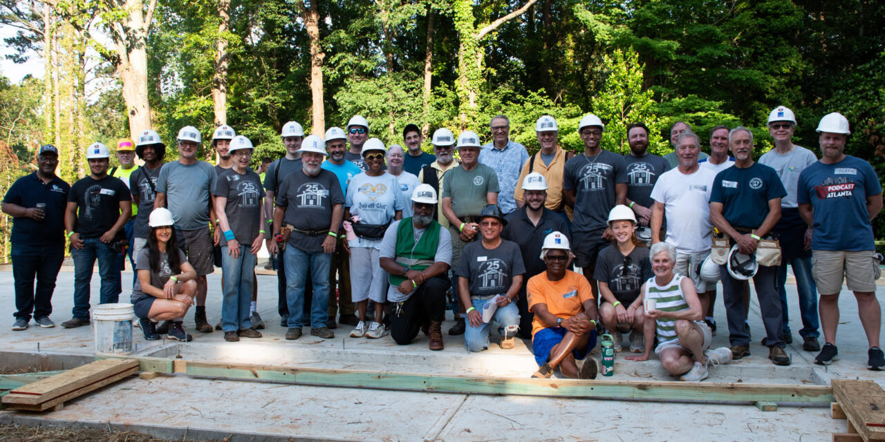 14 Faith Organizations & Eight Companies in Cobb County Habitat Interfaith Coalition Faithfully Start Build on 25TH Home for Cobb County Public Servant
