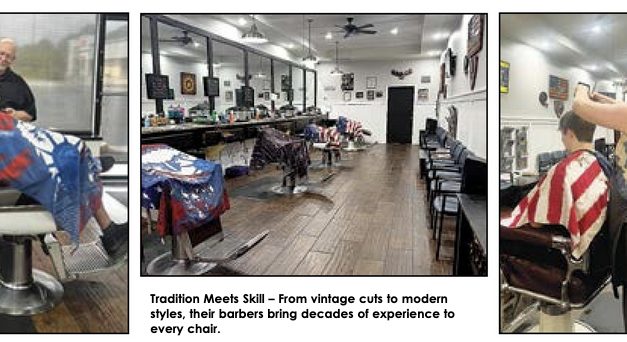 BARKER-JACKSON MASTER BARBERS PROVIDES A TRADITIONAL BARBERSHOP EXPERIENCE