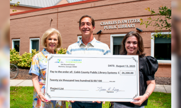 COBB LIBRARY FOUNDATION DONATES $26,200 TO COBB COUNTY PUBLIC LIBRARY