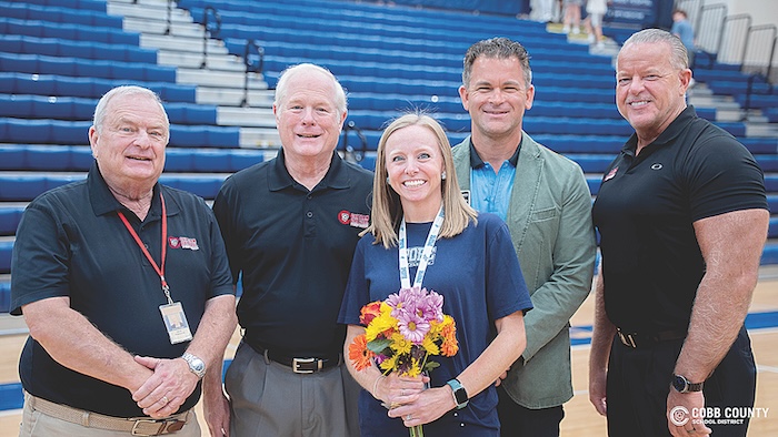 POPE HIGH SCHOOL’S  AMANDA DILLARD CROWNED  COBB TEACHER OF THE YEAR