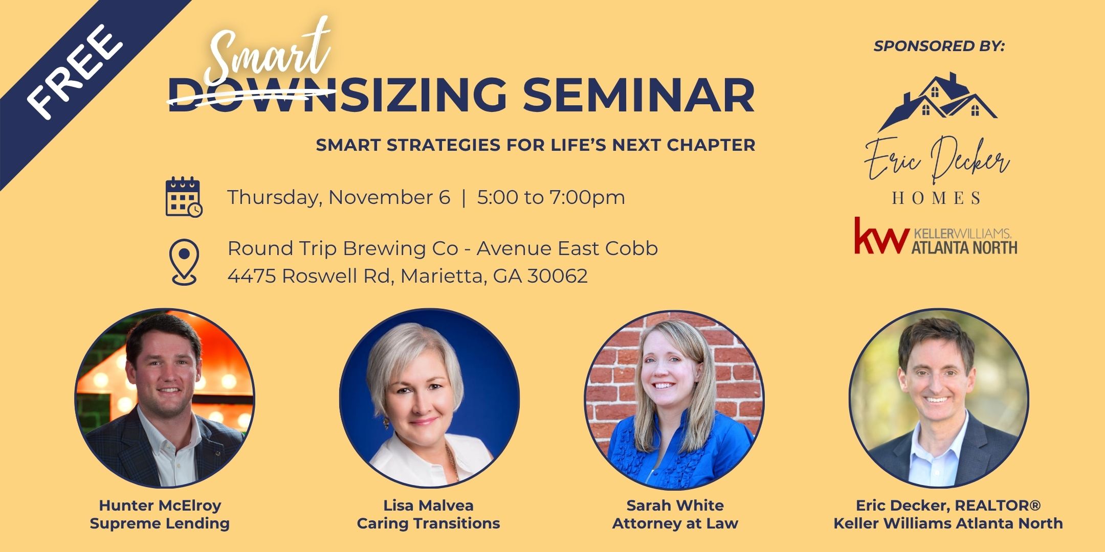 Smart-Sizing Seminar: Smart Strategies for Life’s Next Chapter Smart-Sizing Seminar: Smart Strategies for Life’s Next Chapter