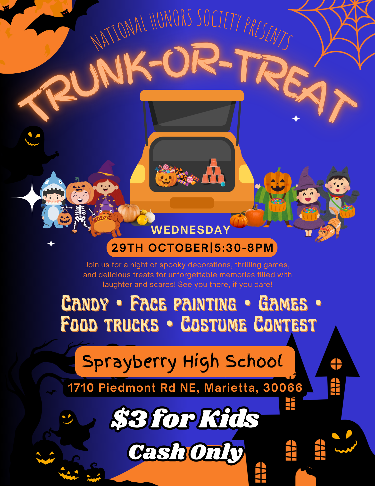 Trunk-or-Treat  at Sprayberry High School Trunk-or-Treat  at Sprayberry High School