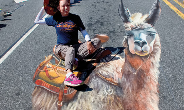 LOOK WHO’S ON THE FRONT COVER: CHALKTOBERFEST ON THE SQUARE
