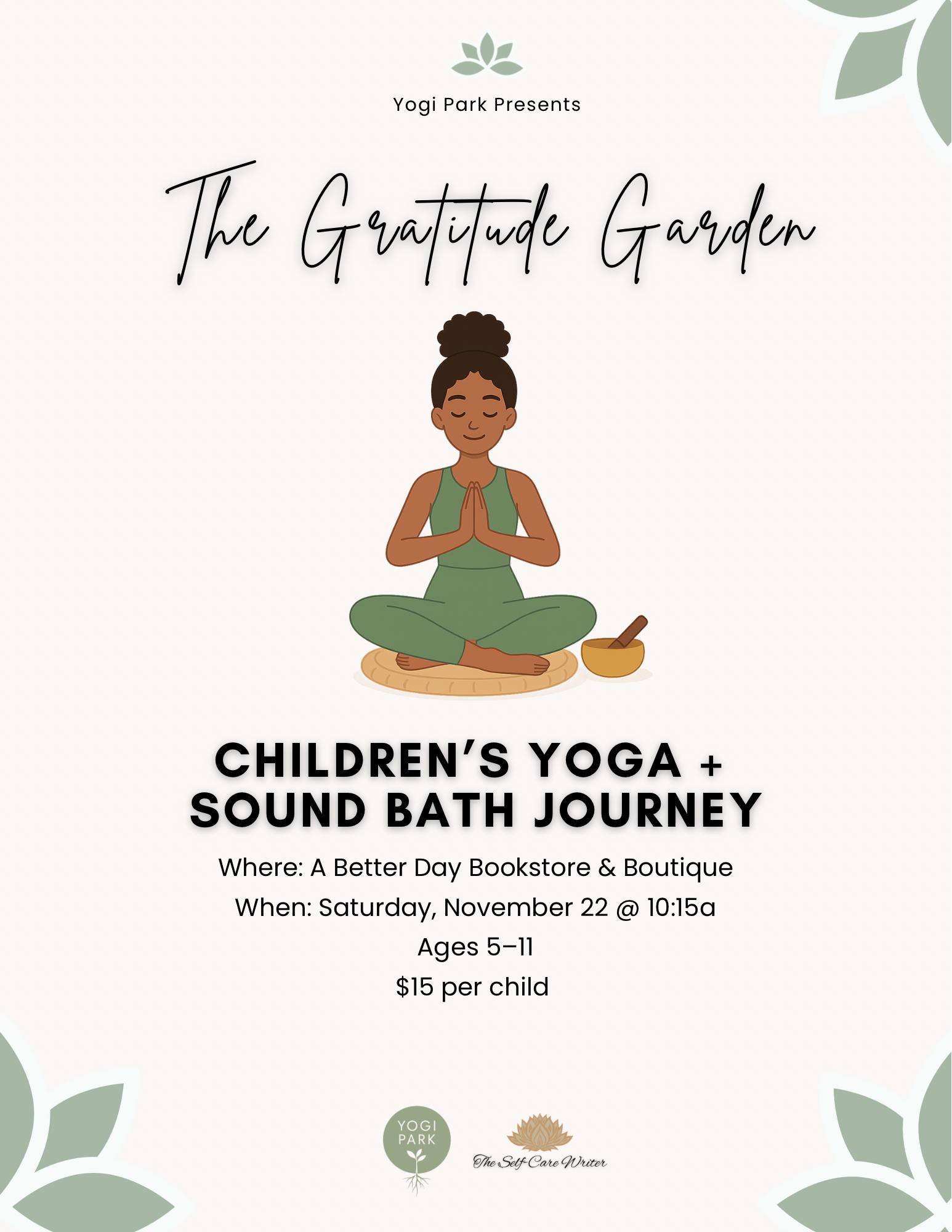 The Gratitude Garden - Children's Yoga and Sound Bath Journey