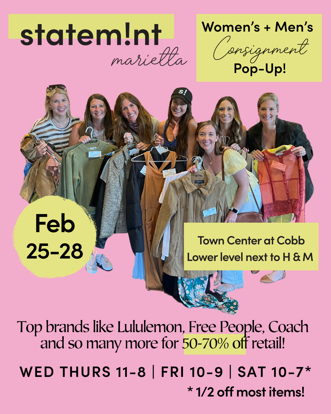 Statemint Marietta Pop Up Consignment Sale 1