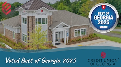CREDIT UNION OF GEORGIA RECOGNIZED WITH 2025 BEST OF GEORGIA AWARD
